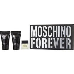 Moschino Forever By Moschino Edt 0.12 Oz Mini & Aftershave Balm 0.8 Oz & Shower Gel