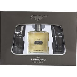 Mustang By Estee Lauder Cologne Spray 3.4 Oz & Aftershave Balm 3.4 Oz & Shower Gel