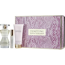 Tempting By Sofia Vergara By Sofia Vergara Eau De Parfum Spray 3.4 Oz & Shimmer Body Lotion 3.4 Oz & Eau De Parfum Rollerball 0