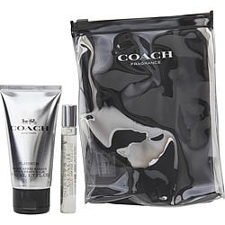 Coach Platinum By Coach Eau De Parfum Spray 0.25 Oz Mini & Aftershave Balm 1.7 Oz &