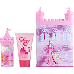 Sleeping Beauty Aurora By Disney Edt Spray 1.7 Oz (Castle Packaging) & Shower Gel 2.5 Oz & Castle Coi