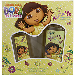 Dora The Explorer By Compagne Europeene Parfums Adorable Edt Spray 3.4 Oz & Body Was