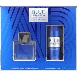 Blue Seduction By Antonio Banderas Edt Spray 3.4 Oz & Deodorant Spray