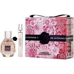 Flowerbomb By Viktor & Rolf Eau De Parfum Spray 1.7 Oz & Eau De Parfum Spray 0.34 O