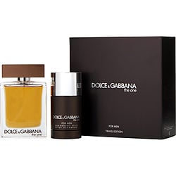 The One By Dolce & Gabbana Edt Spray 3.3 Oz & Deodorant Stick 2.3 Oz (Travel)