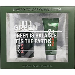 Colors De Benetton Green By Benetton Edt Spray 3.4 Oz & Aftershave Balm