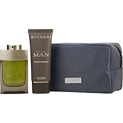 Bvlgari Man Wood Essence By Bvlgari Eau De Parfum Spray 3.4 Oz & Aftershave Balm 3.4 Oz &