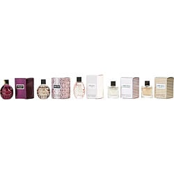 Jimmy Choo Variety By Jimmy Choo 5 Piece Variety With Jimmy Choo Edp & Fever Edp & L'Eau Edt & Illicit Edp & Illicit Flower Edt And All Are 0.15 O