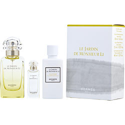 Le Jardin De Monsieur Li By Hermes Edt Spray 1.6 Oz & Body Lotion 1.35 Oz & Edt 0.25 O