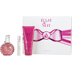 Eclat De Nuit By Lanvin Eau De Parfum Spray 3.3 Oz & Body Lotion 3.4 Oz & Eau De Parfum Spray 0.25 O