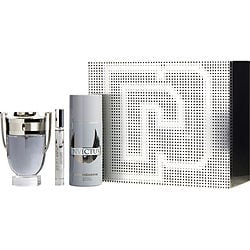 Invictus By Paco Rabanne Edt Spray 3.4 Oz & Deodorant Spray 5.1 Oz & Edt Spray 0.33 O