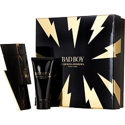 Ch Bad Boy By Carolina Herrera Edt Spray 3.4 Oz & Shower Gel