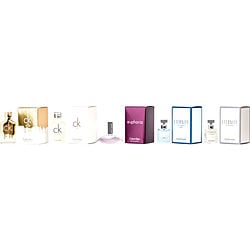 Calvin Klein Variety By Calvin Klein 5 Piece Womens Mini Variety With Eternity Eau De Parfum 0.17 Oz & Ck One Edt 0.33 Oz & Euphoria Eau De Parfum 0.13 Oz & Eternity Air Eau De Parfum 0.17 Oz & Ck One Gold Edt 0.33 Oz And All Are